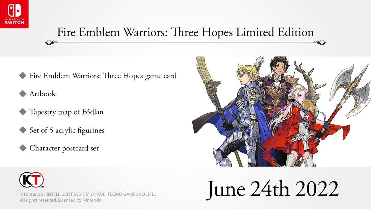  Fire Emblem Warriors: Three Hopes - Nintendo Switch : Nintendo  of America